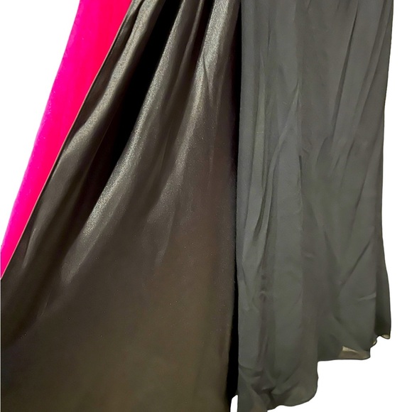 Faviana Couture #6710 Black Pink Sequin Chiffon Sheath Gown Size 8 New with tag - Picture 7 of 15